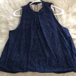 Navy blue top